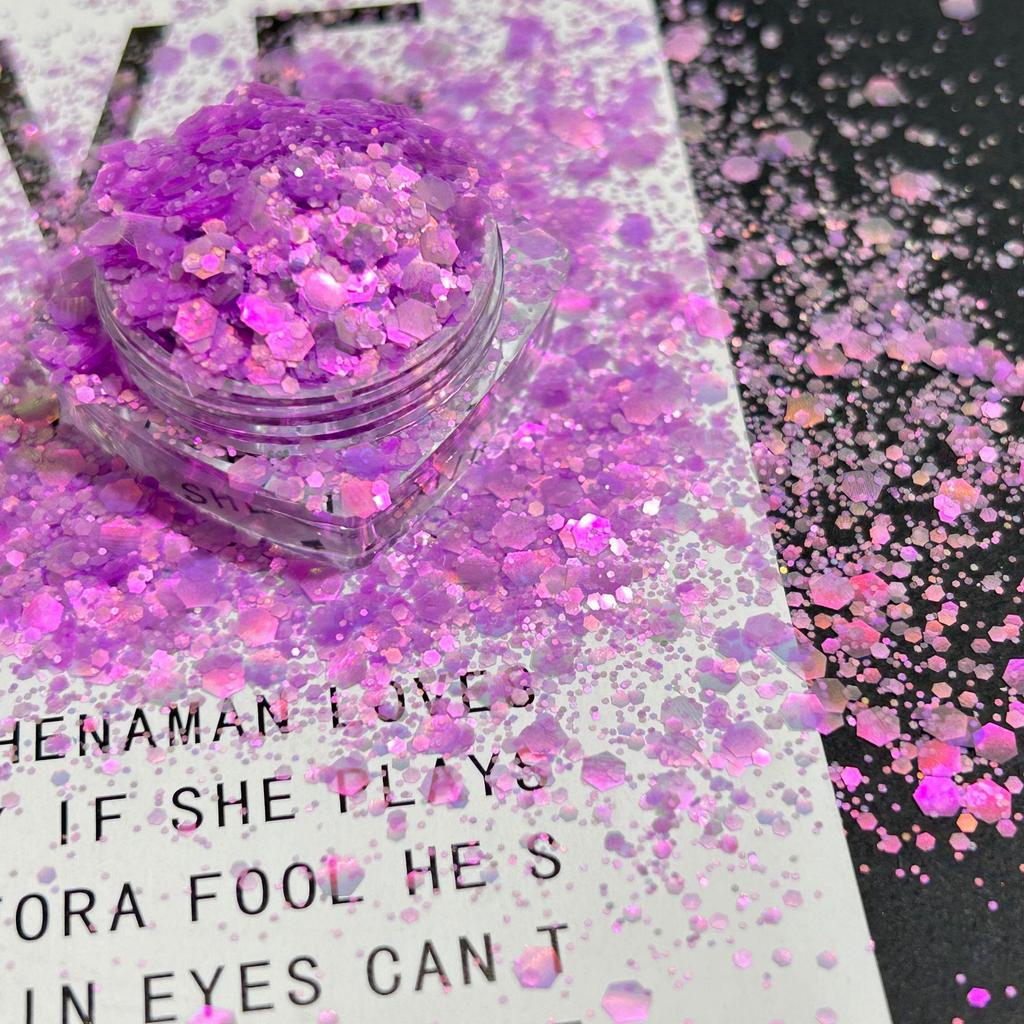 Polarized Pastel Ultra-Thin Large Sequin Nail Art Decorations