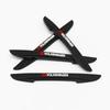 New 4 Rubber Car Door Edge Protection Stickers , VW Polo Golf CC GTI Passat 4 Tiguan Motion MTM Turan Anti-Collision Strip zf2