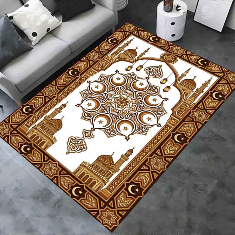 

2025 New Muslim Carpet Rug for Living Room Bedroom Home Sofa Decoration,Kids play Non-slip Floor Mat126 40x60cm( 15x23in )