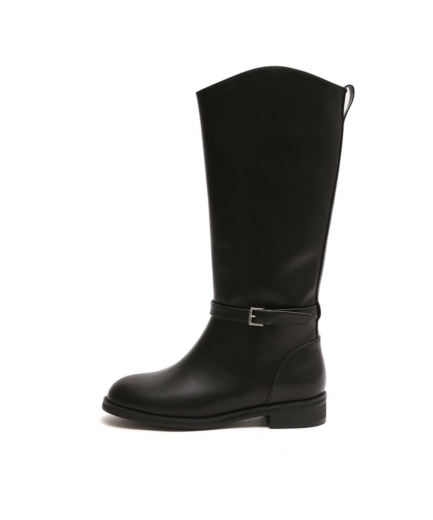 Mac Moc Odette 2 Colors Long/Mid 2 Types Genuine Leather Feminine Line Boots 3Cm (Type B)