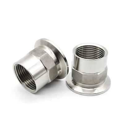 1/2" 3/4" 1"  BSPT Female Male X 1.5" 2" 2.5" Tri Clamp SUS 304 Stainless Steel Sanitary Coupler Fitting Home Brewing Beer