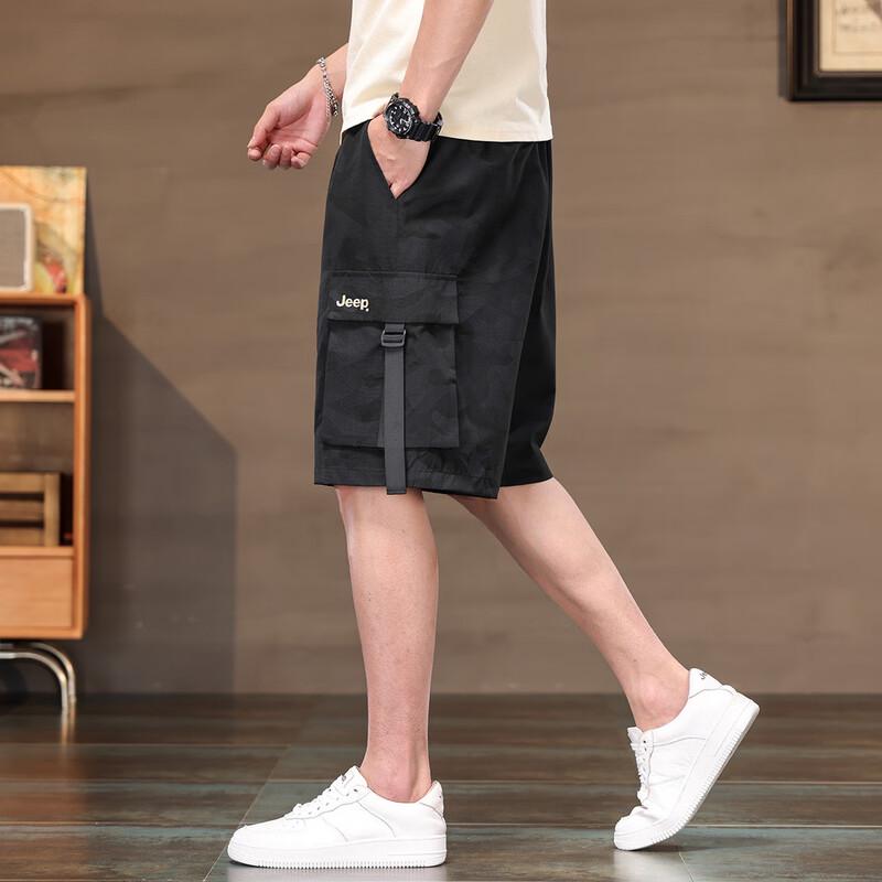 Jeep Men's Summer Camouflage Cargo Shorts