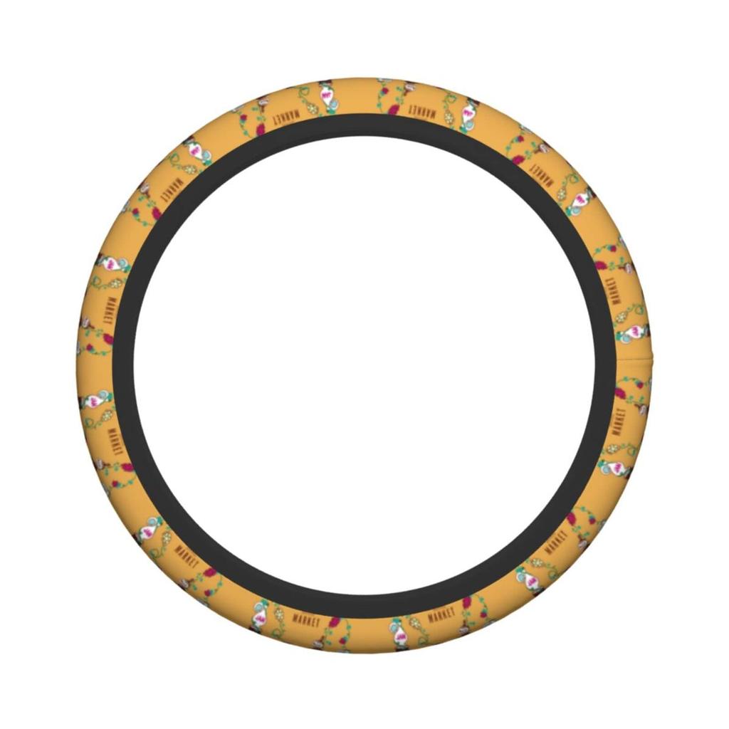 Moomin Mischievous Little My Car Steering Wheel Cover, Premium Anti-Slip Stain Resistant Steering Wheel