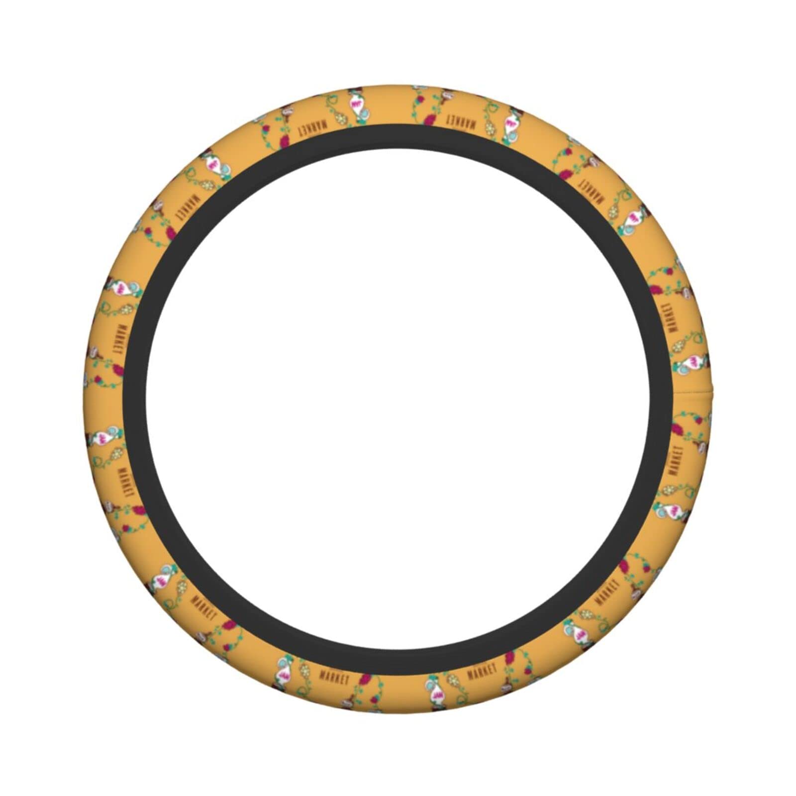 

Moomin Mischievous Little My Car Steering Wheel Cover, Premium Anti-Slip Stain Resistant Steering Wheel