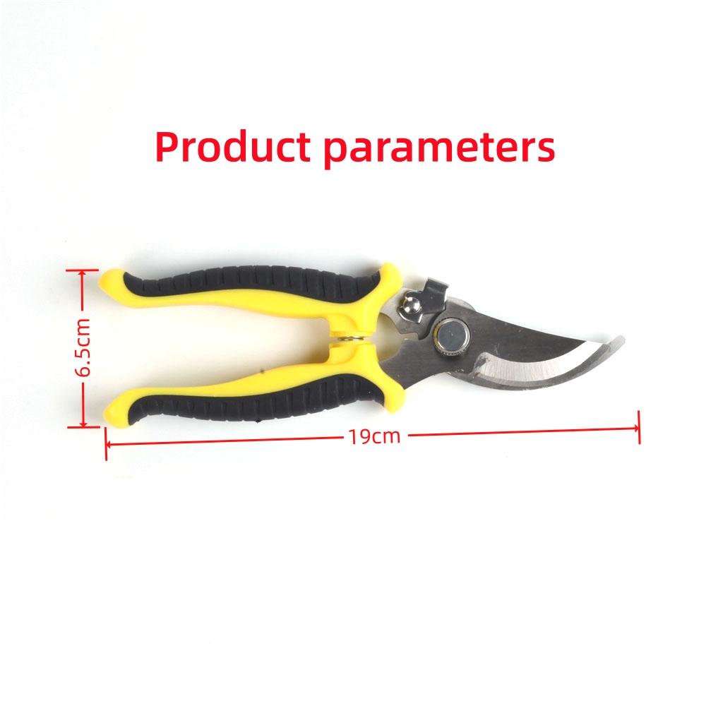 Pruner Garden Scissors Professional Sharp Bypass Pruning Shears Tree Trimmers Secateurs Hand Clippers For Garden Beak Scissors
