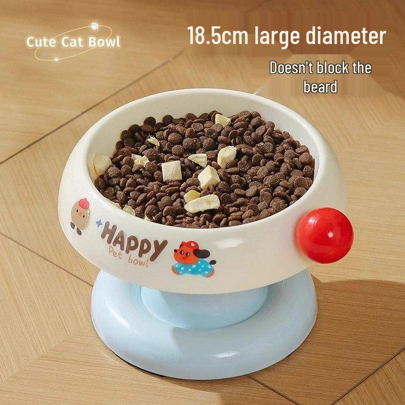 Anti-Tip Ceramic Pet Food Bowl