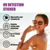 Ouhoe Flower Uv Detection Stickers For Summer Outdoor Skin Protection With Color Changing Feature