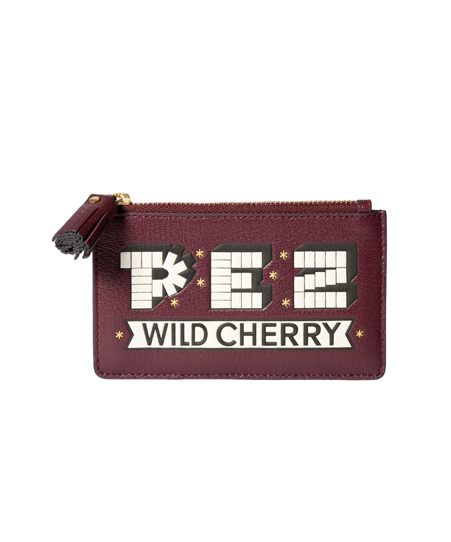 

Anya Hindmarch Zip Card Case in Shiny Capra 5050925 (Pez ORCHID) [Used]