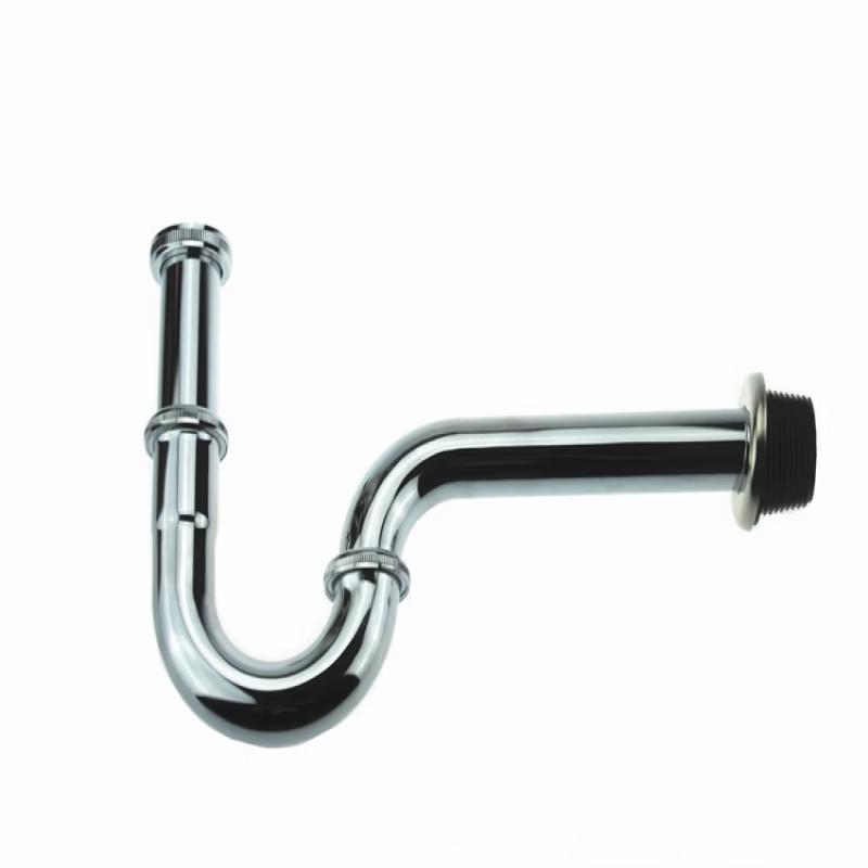 LANGZHIWEN Stainless Steel Wall-Mount Basin P-Trap Drain