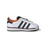 Adidas Originals Superstar El Comfortable Versatile Shock Absorbing Low Top Walking Shoes Baby Shoes White Black FV3693
