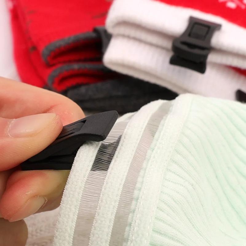 3/5pcs Plastic Socks Clip Portable Powerful Clothes Peg Multifunctional Rack Clothes Hanger Hook Clothes Folder Bed Sheet Clips