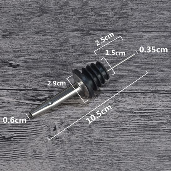 2 szt. Stal nierdzewna Korek Dozownik Wylewka Korek Do Butelki Z Alkoholem Olejem Winem