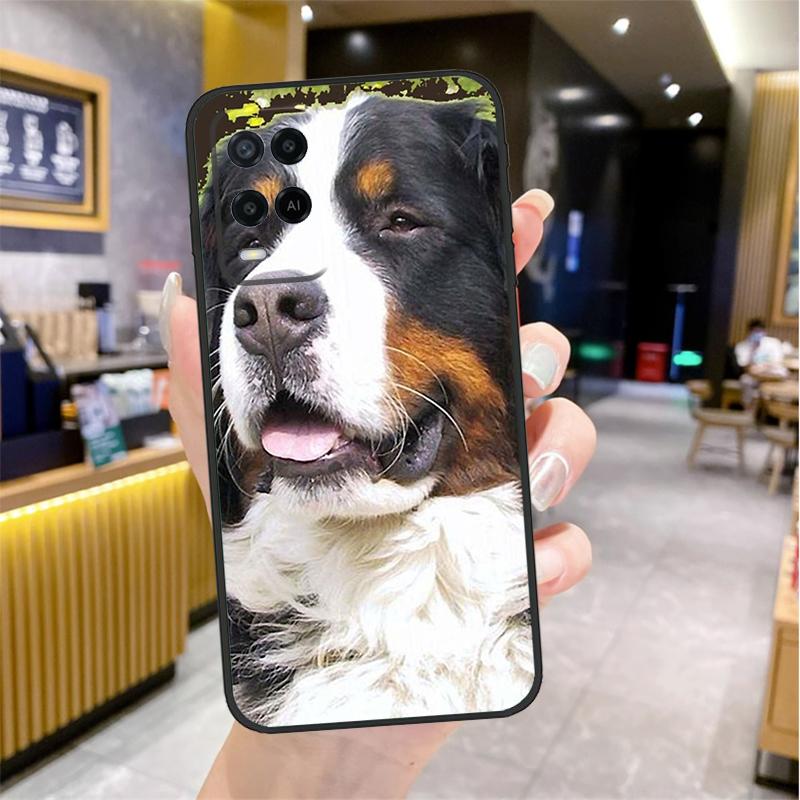 Bernese Mountain Dog Case For Oppo A98 A18 A38 A58 A78 A60 A80 A40 A96 A76 A16 A94 A74 A54 A15 A17 A57 A77 A5 Pro