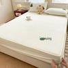 Spring & Summer Chenille Embroidery Quilted Fitted Sheet Mattress Protector
