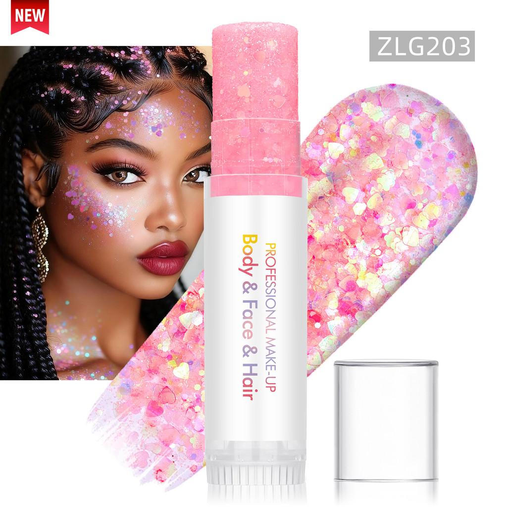 Body Glow Stick Face Sparkle Gel For Festival Makeup And Carnival Fun