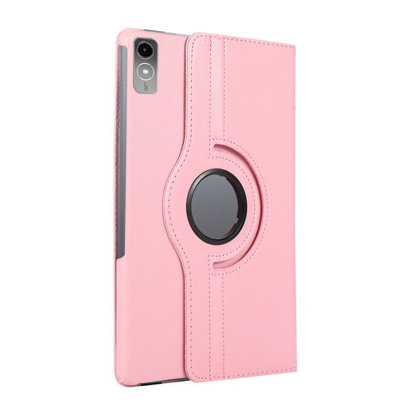 

Для Lenovo Xiaoxin Pad Pro 12,7, вращающийся на 360 градусов чехол-подставка из искусственной кожи для Lenovo P12 12,7 Xiaoxin Pad Pro 12 7, чехол tb370fu Xiaoxin Pad Pro 12.7 розовый