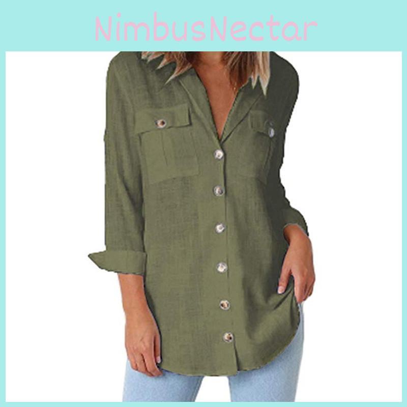 Premium Quality Long Sleeve Casual Chiffon Shirt Top For Women In Autumn
