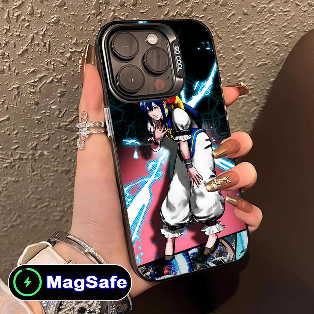 Fatal Fury Hotaru Futaba Phone Case for iPhone 17 16 15 14 13 12 11 Air Pro Max Plus MagSafe Translucent Colorful Cover Cover