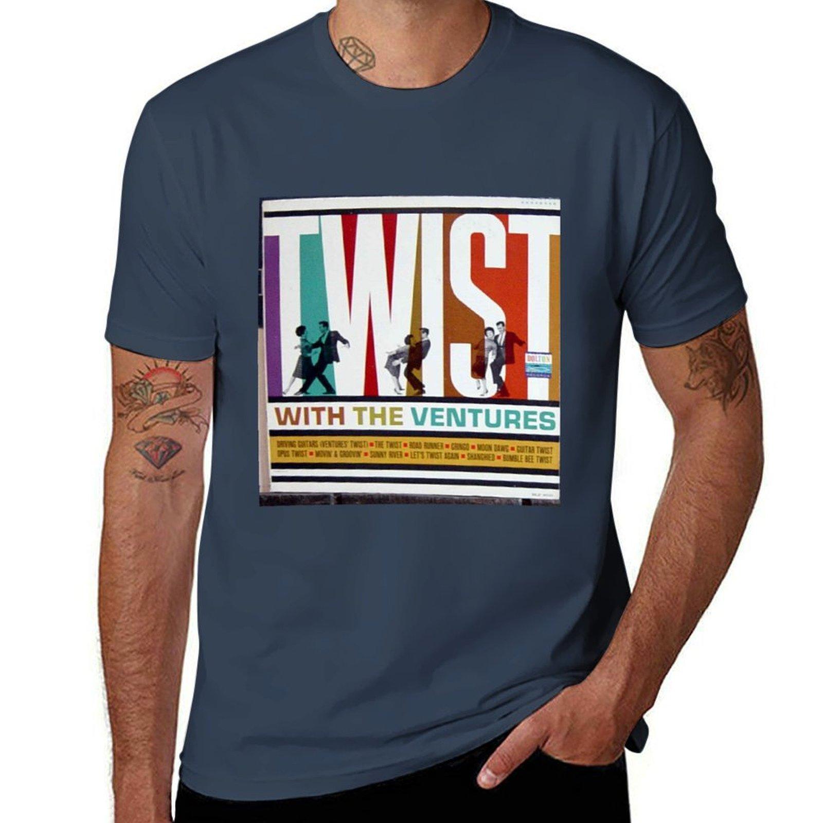 Twist With The Ventures Tshirt Plus Size Solid Color Tshirt S