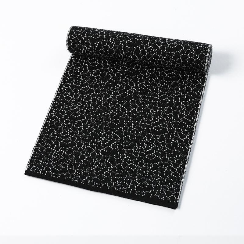 Men's Medium and Long Scarves with Cashmere, Business Leisure, Simple and Versatile, Autumn and Winter, Middle-aged and Old 2025 People Travel