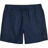 Polo Solid Color Lace-Up Casual Shorts Men Shorts Navy-Blue 710958586-003