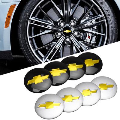4Pcs 56mm Car Wheel Hub Cap Metal Emblem Stickers Accessories for Cruze Lacetti Sonic Spark Aveo T250 Cobalt Captiva