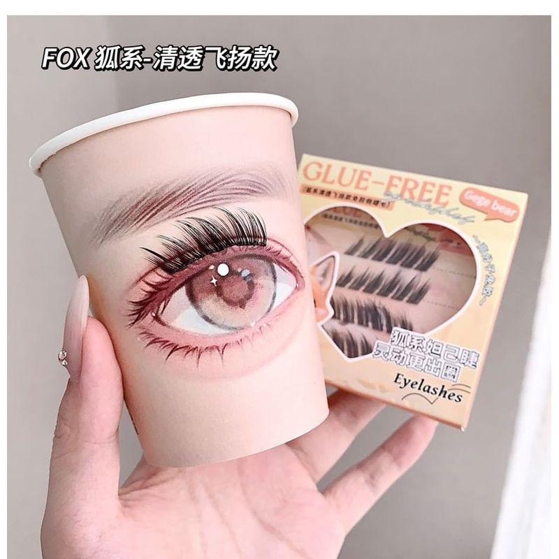 Aimo - Natural Wispy Glue-Free Cluster False Eyelashes