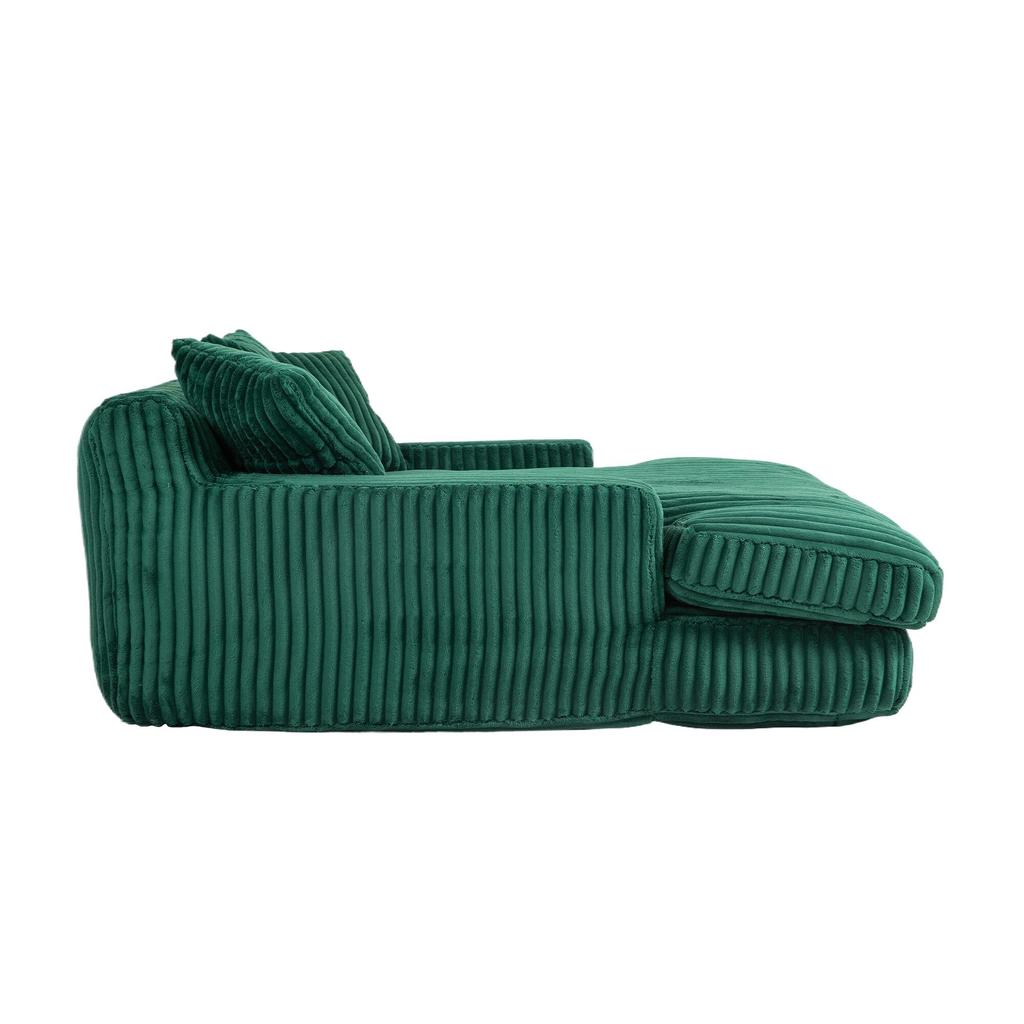 Modern Rope Sleeper Sofa Cloud Sofa, 3 Soft Pillows, Comfortable Single-seat Floor Sofa