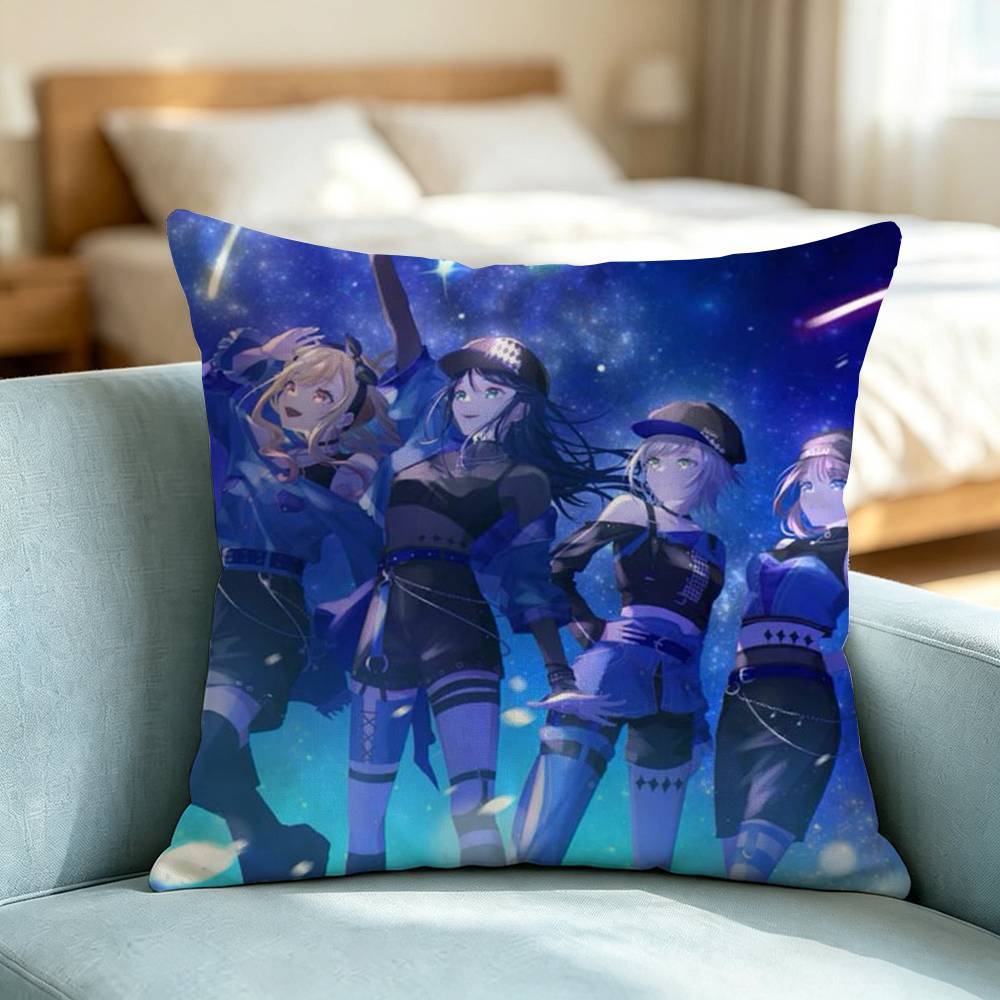 Leo Need-S PJSK Square Double-Sided printed Pillow Case Bedroom Bedside Pillow Sofa Cushion Cover Gift