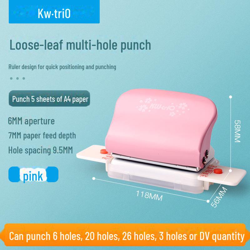 Kedeyou B5 Six-Hole Mini DIY Binder Punch