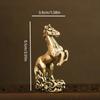 Metal Horse Statue Sculptures Decorative Animal Figurines Tabletop Ornament Symbols Wealth Career Home Decorations