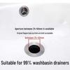 All-Copper Pop-Up Washbasin Stopper with Odor-Proof Filter