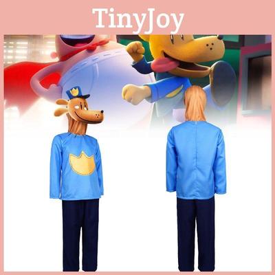 Stylish Dog Man Halloween Cosplay Costume For Kids Unisex Polyester Fabric