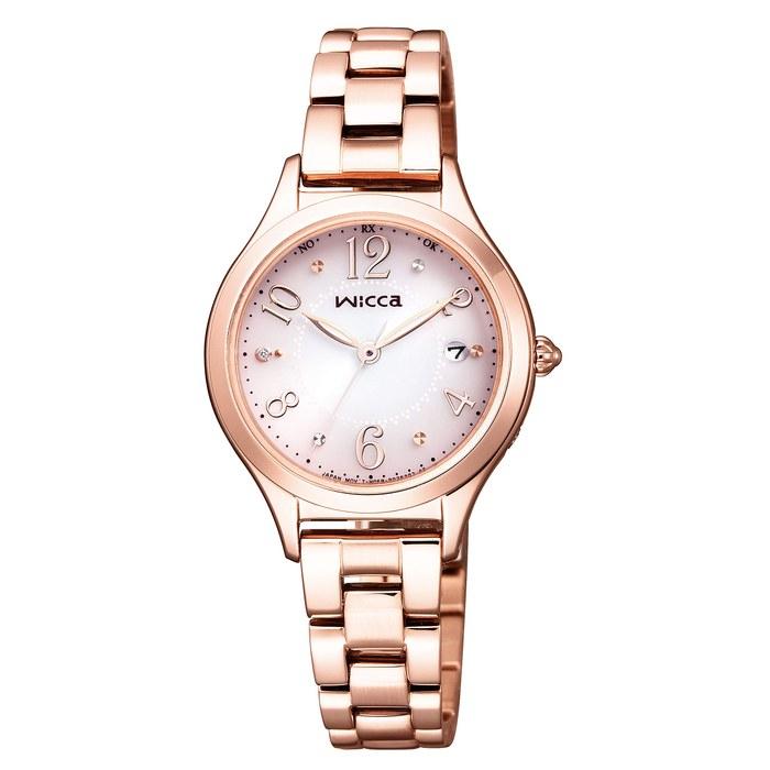 [CITIZEN] Wicca Solar Tech Radio Watch (Pink Gold) KS1-261-91