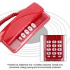 Wall Mount Landline Telephone Extension No Caller ID Home Phone For Hotel Family
