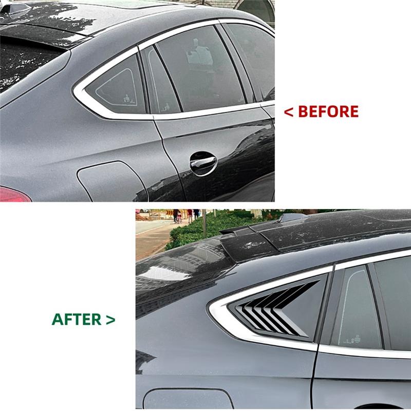 Rear Window Shade Accessories Rear Triangle For BMW X6 G06 -2025 Rear Window Side Vent Shutter Louver Cover Trim