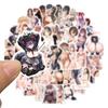 10/50ks Anime Hentai samolepky Sexy plakát Bunny Girl Waifu Graffiti samolepky pro kutily zavazadla Laptop Skateboard Motocyklové samolepky