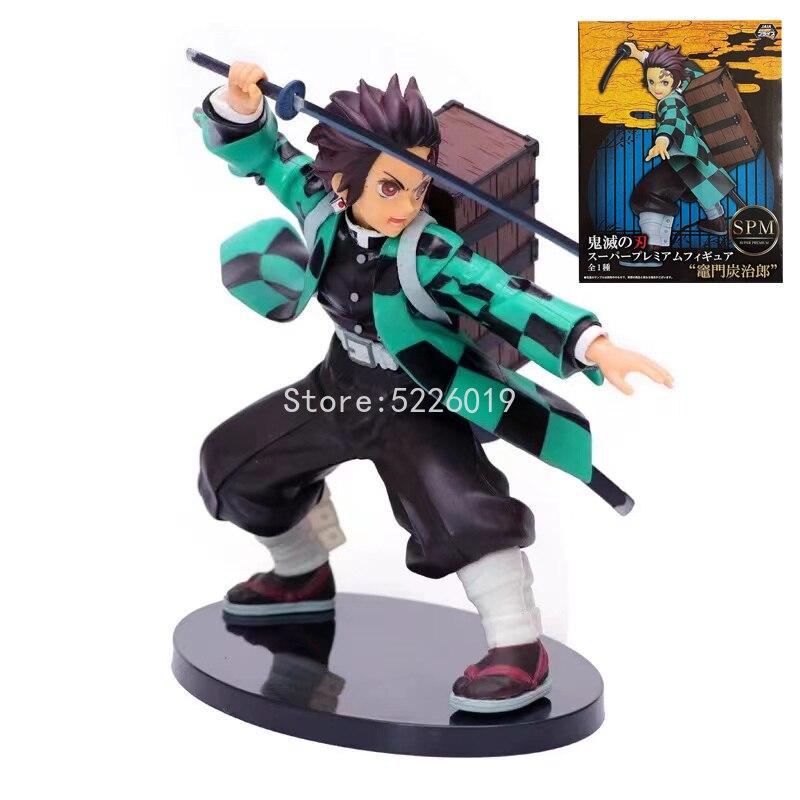 17cm Kimetsu No Yaiba Figure Demon Slayer Kamado Tanjirou Anime Figure Agatsuma Zenitsu Tomioka Giyuu Kamado Nezuko Figurine Toy