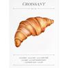 Kitchen Food Bread Croissant French Bakery Recipes Art Poster Canvas Painting Wall Prints Picture for Living Room Home Decor