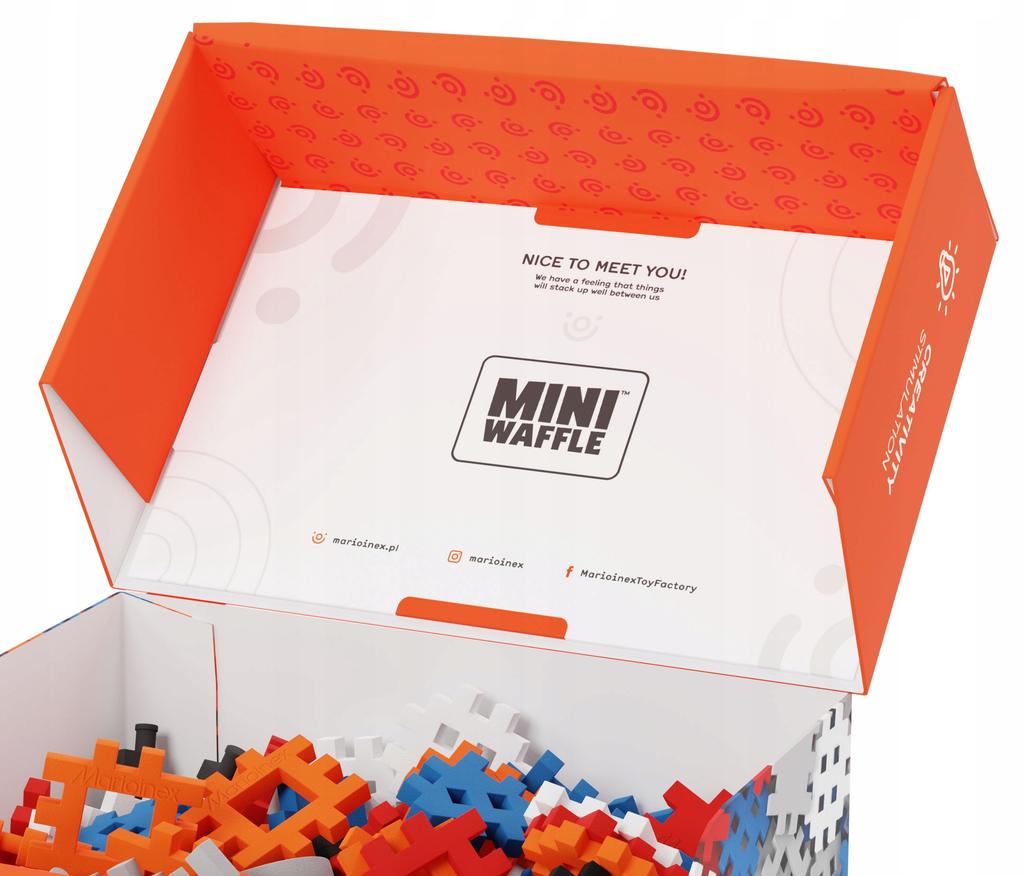 Marioinex Waffle Mini Constructor Blocks, 300 pcs