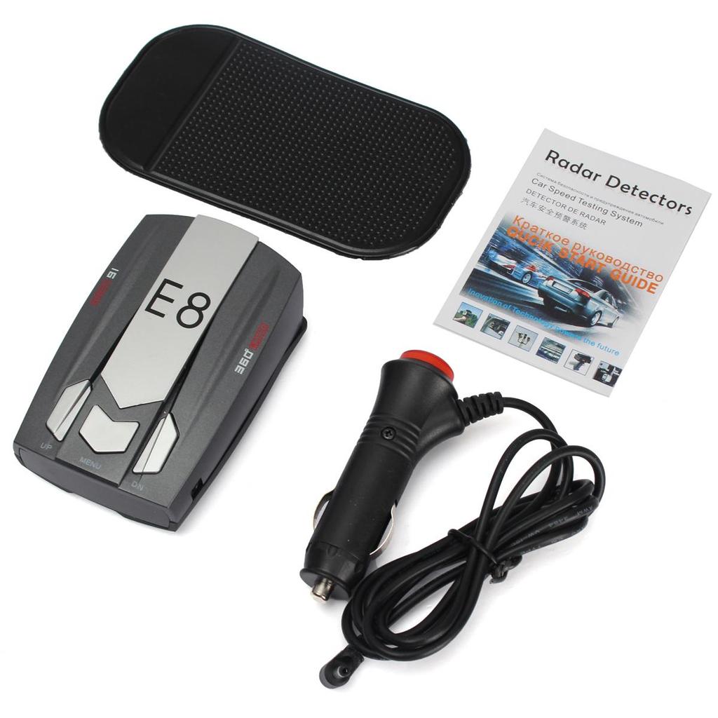 Buy Radar Detector E8 Car Radar Detector 16Band 12V Vehicle Anti Radar