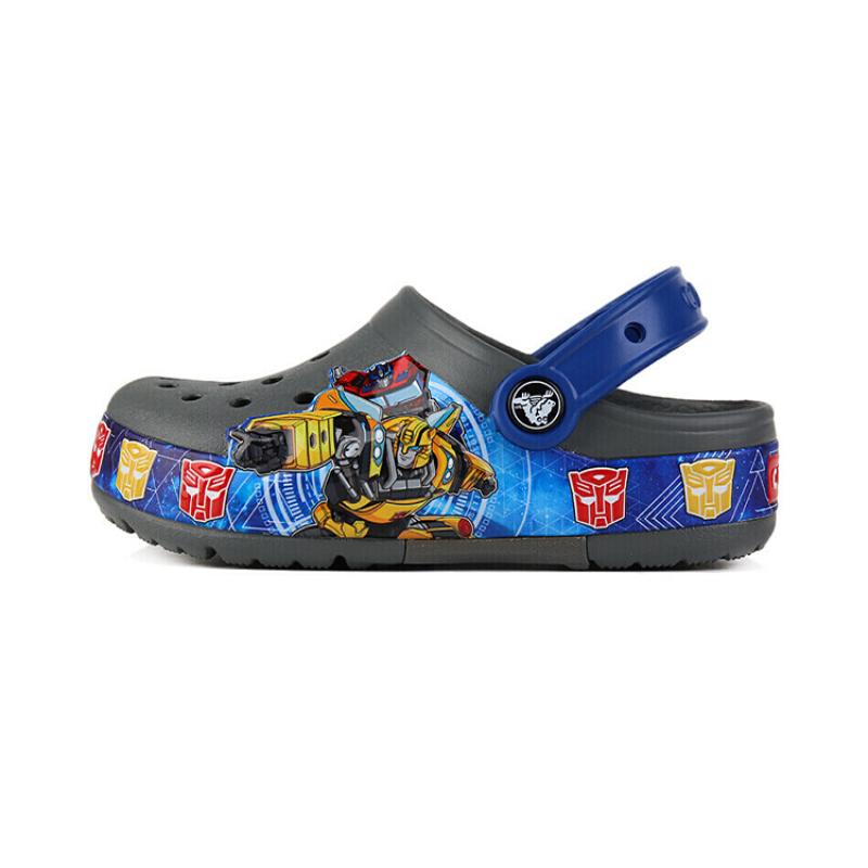 Crocs Classic clog CFL Transformers Bnd Lt Slate Transformers Doodle Hole Shoes Grey Kids' Style