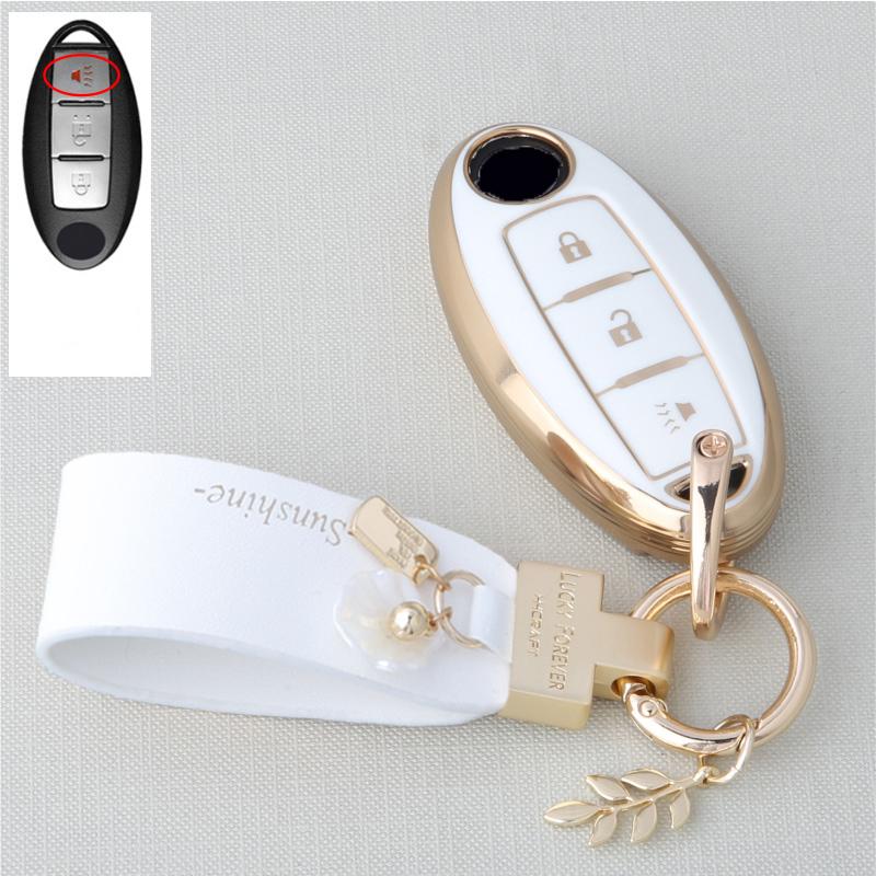 TPU Autoschlüsselhülle Abdeckung Schale für Nissan Qashqai X-Trail Versa Maxima Altima Rogue Murano Juke Tiida Infiniti Fx35 Qx60 Zubehör
