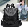 Fashion Leather Backpack Female Daypack Ladies Anti Theft Backpack Shoulder Bags Large Capacity School Bag for Teenager Girl