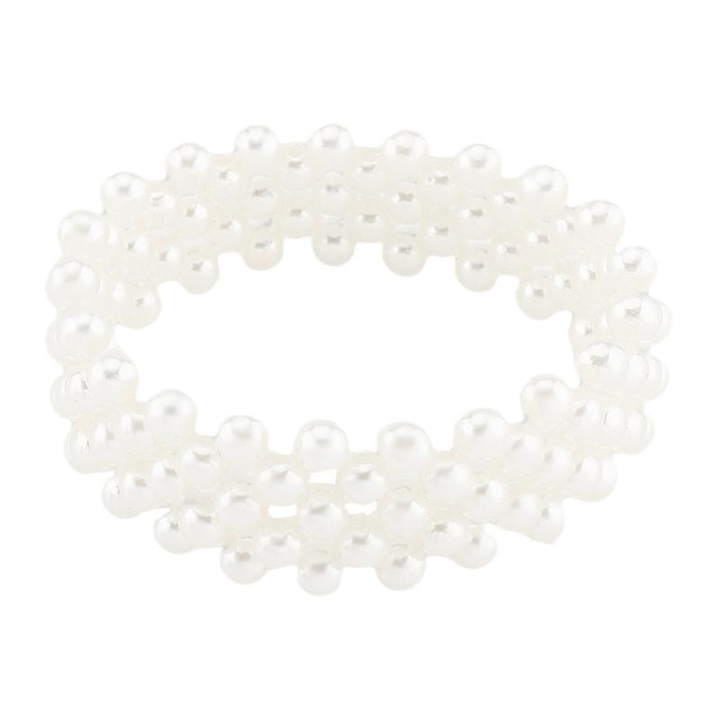 

Faux Pearls Accessory Multipurpose Wear Resists Tarnish Cuff Bracelet Elegant Work and Party Wear Wristchain