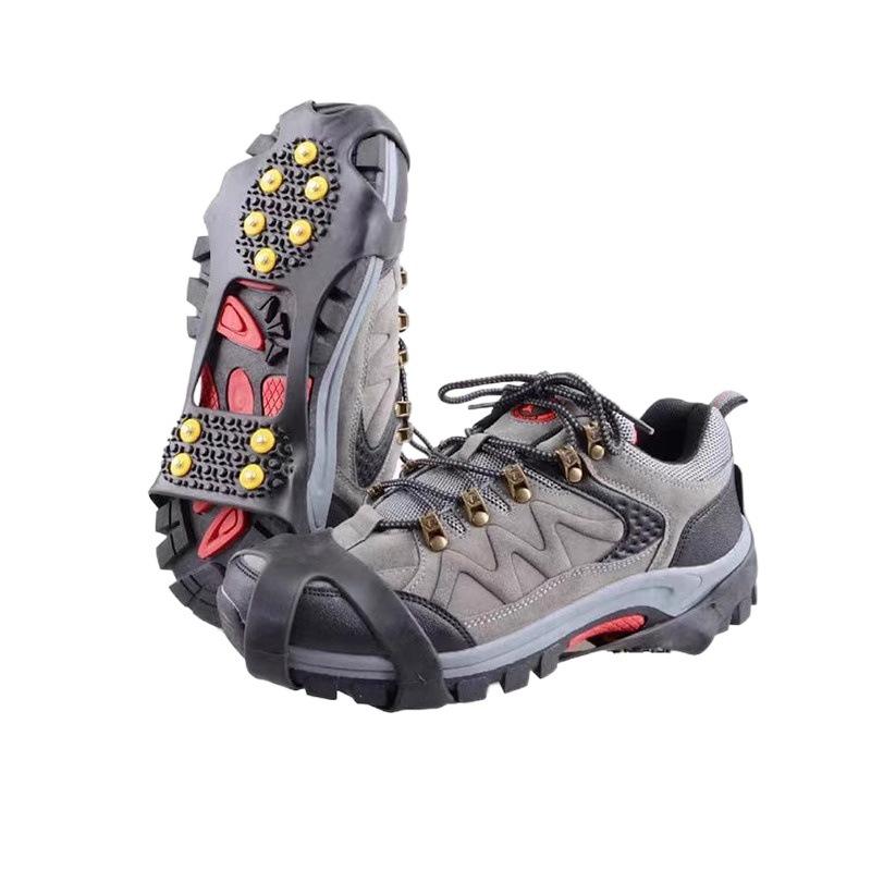 Winter Anti-Slip Ice Cleats: Lightweight Five-Tooth Shoe Spikes for Mountaineering