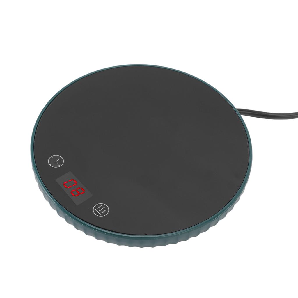 Cup Warmer 55 degrees C Constant Temperature Digital Display Touch Button Heating Coffee Warmer for Desk