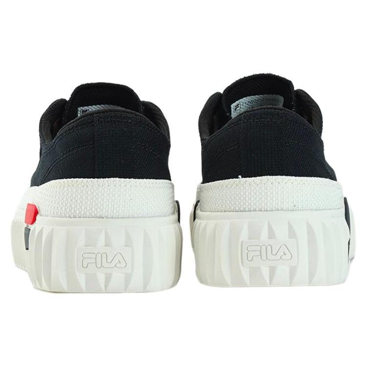 New FILA Gear Low Top Skateboard Shoes Women's Black White F12W322310FBG