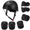 Equipamento de proteção infantil capacete cotoveleiras joelheiras para meninas de 3 4 5 6 7 8 9 10 11 12 anos menino adequado para patinação e esqui