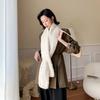 WTEMPO Women's Retro Elegant Versatile Thickened Plush Warm Scarves Furry Double-use Winter Faux Fur Casual Scarves
